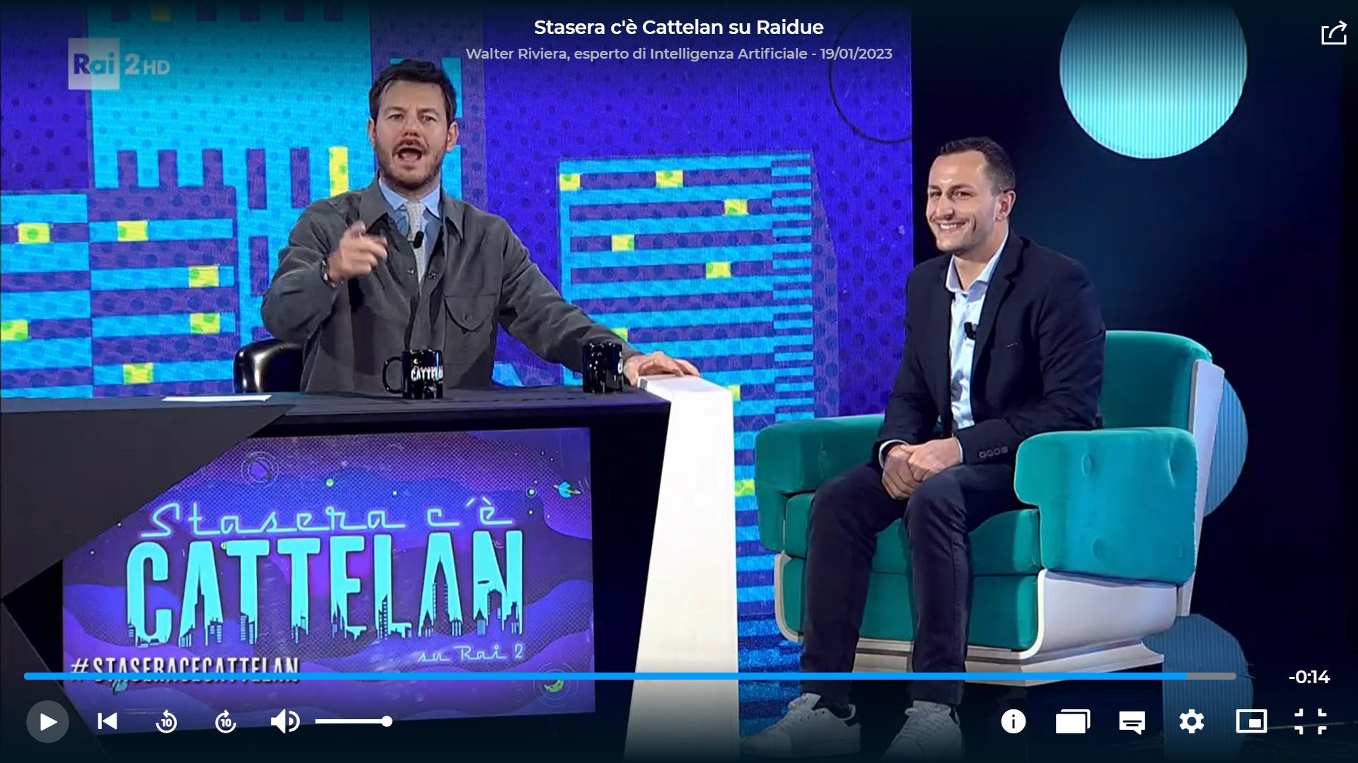 STASERA C’E’ CATTELAN on Rai2